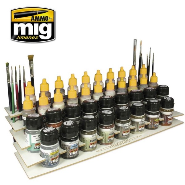 Mig Ammo - PAINT STORAGE SYSTEM - WORKBENCH ORGANIZER