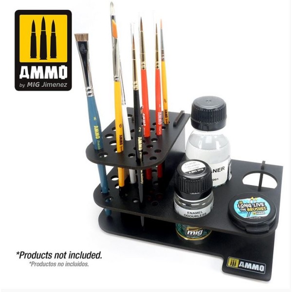 Clearance - Mig - Ammo - Modular System Workshop - Brushes Section