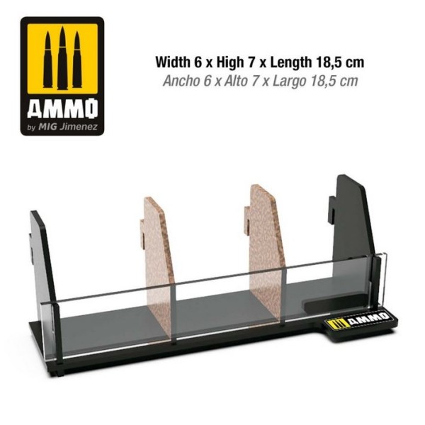 Clearance - Mig - Ammo - Modular System Workshop - Large Shelf with Dividers