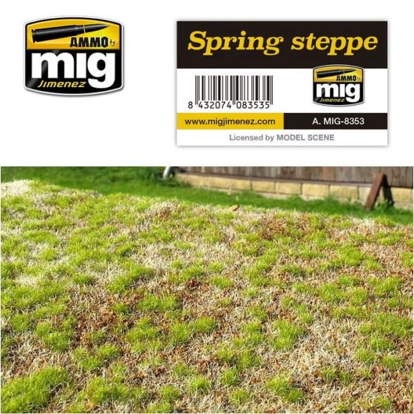 MiG - AMMO - Scenic Mats - SPRING STEPPE