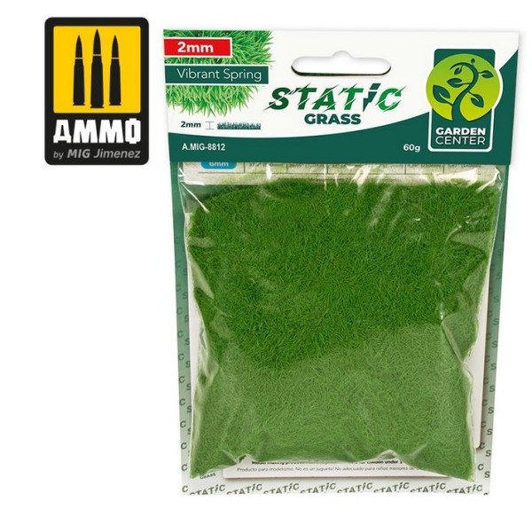 MiG - AMMO - Scenics - Static Grass – Vibrant Spring – 2mm
