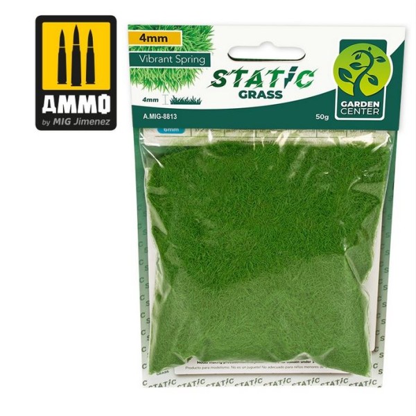 MiG - AMMO - Scenics - Static Grass – Vibrant Spring – 4mm