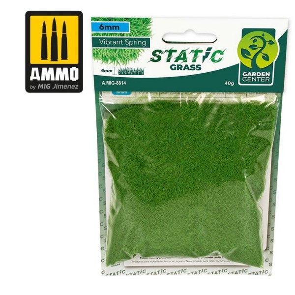 MiG - AMMO - Scenics - Static Grass – Vibrant Spring – 6mm
