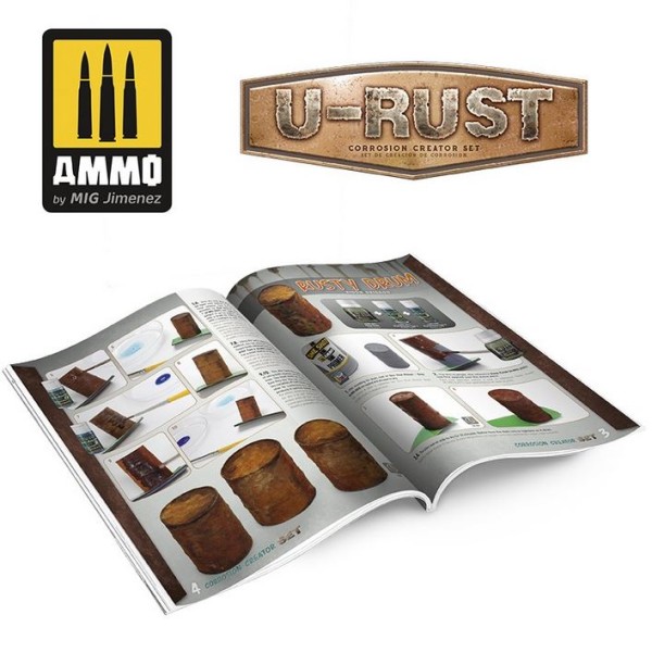 Mig - AMMO - Weathering Products - U-RUST Corrosion Creator Set