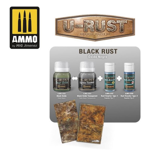 Mig - AMMO - Weathering Products - U-RUST Corrosion Creator Set