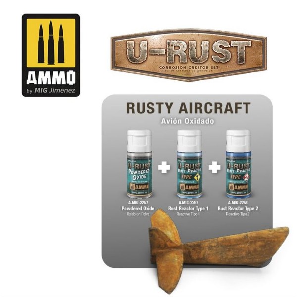 Mig - AMMO - Weathering Products - U-RUST Corrosion Creator Set