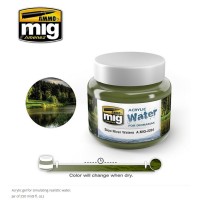 Mig - Ammo - Acrylic Water Textures - Slow River Waters (250ml)