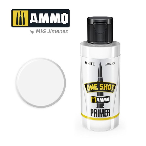 MiG - AMMO - ONE SHOT PRIMER - WHITE (60ml)