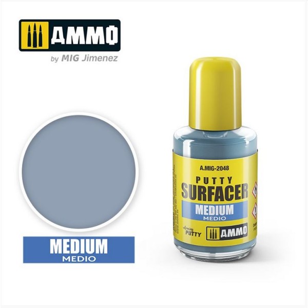 MiG AMMO - Putty Surfacer – Medium (30mL)