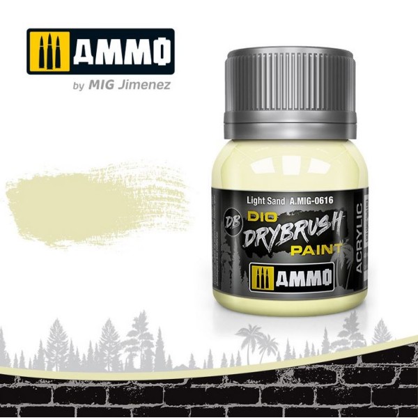 MIG AMMO - DIO Drybrush Paints - Light Sand