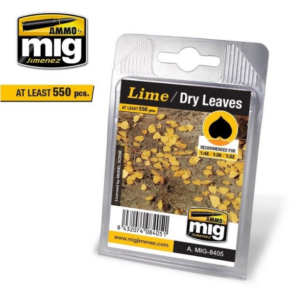 MiG - AMMO - Scenics - LIME - DRY LEAVES