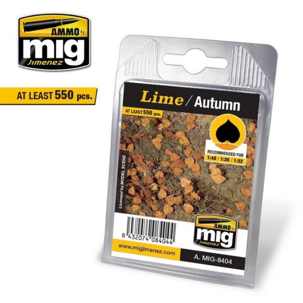 MiG - AMMO - Scenics - LIME LEAVES – AUTUMN