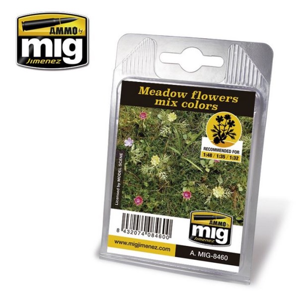 MiG - AMMO - Scenics - MEADOW FLOWERS MIX COLORS