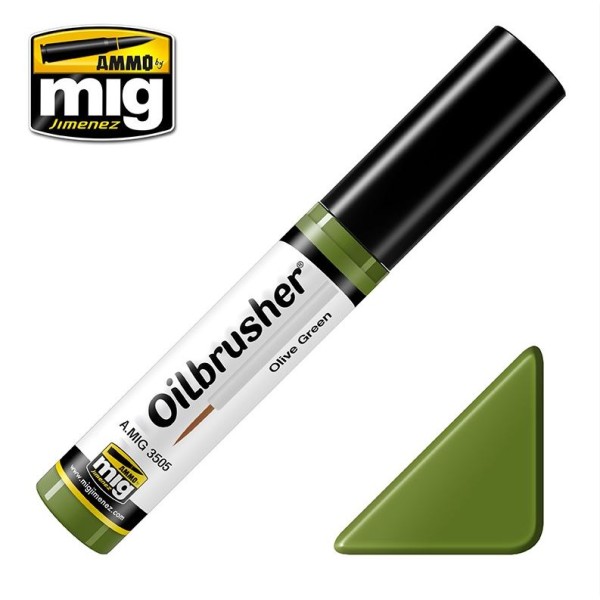 Mig - AMMO - Oilbrushers - OLIVE GREEN