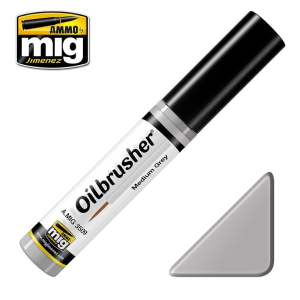 Mig - AMMO - Oilbrushers - MEDIUM GREY