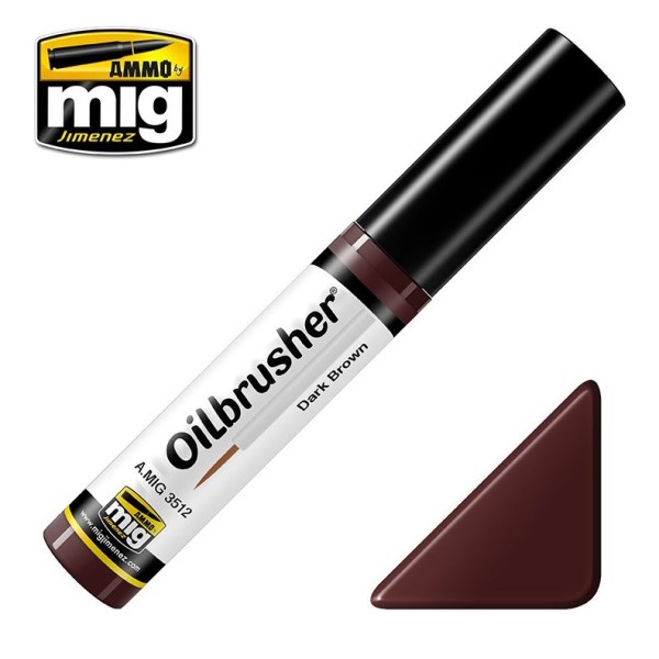 Mig - AMMO - Oilbrushers - DARK BROWN