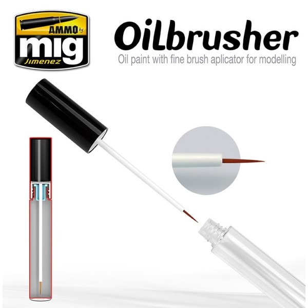 Mig - AMMO - Oilbrushers - DARK BROWN