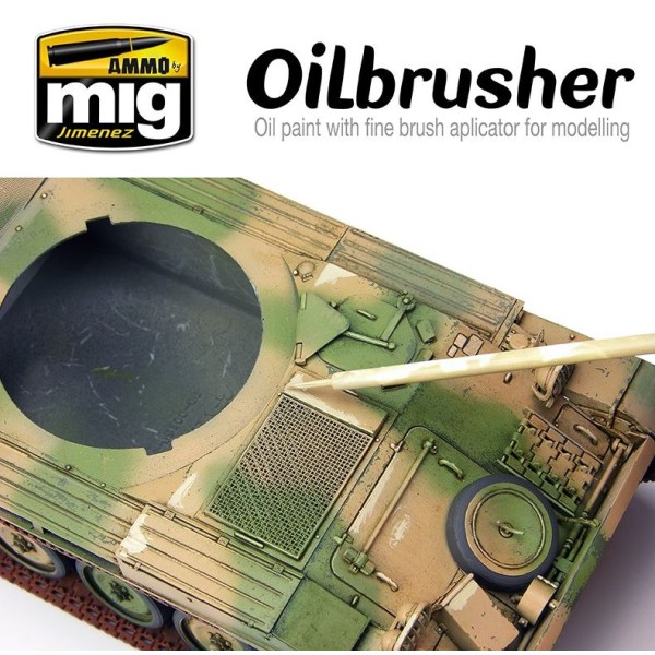 Mig - AMMO - Oilbrushers - OLIVE GREEN