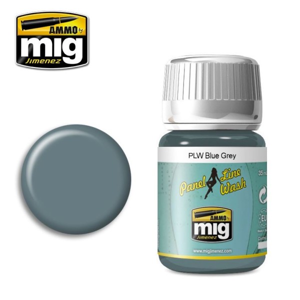 Mig - AMMO - Panel Line Washes - BLUE GREY