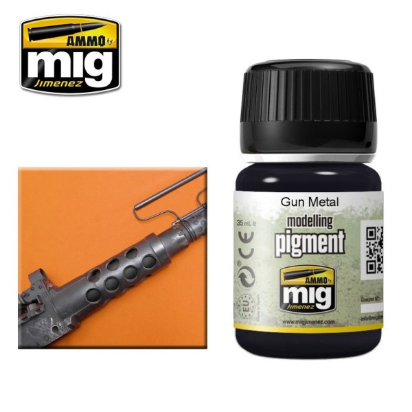 Mig - AMMO - Weathering Pigments - GUN METAL