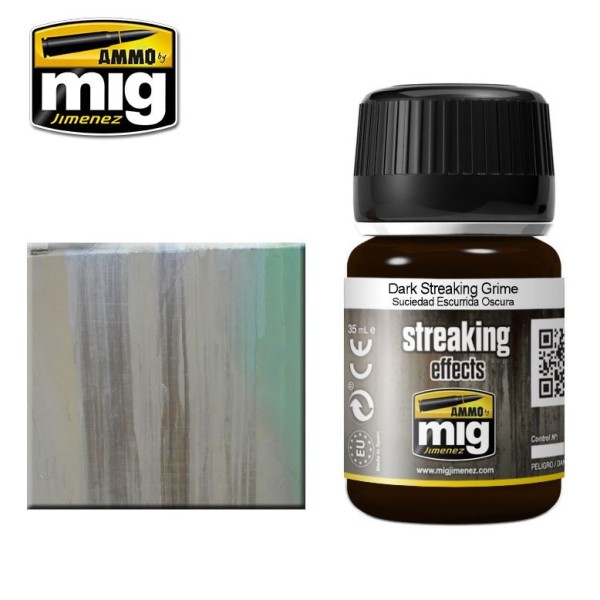 Mig - AMMO - Weathering Products - STREAKING EFFECTS - STREAKING GRIME DARK