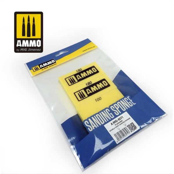 MIG AMMO - SANDING Sponge - Flexand Double Sided Sanding Sponge