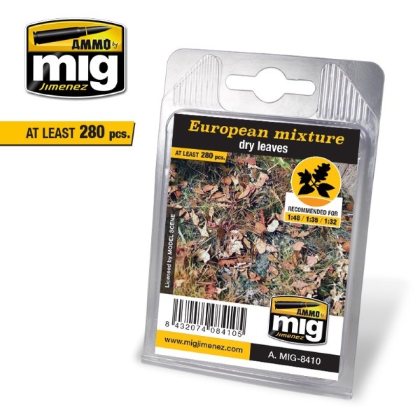 MiG - AMMO - Scenics - European Mixture/Dry Leaves