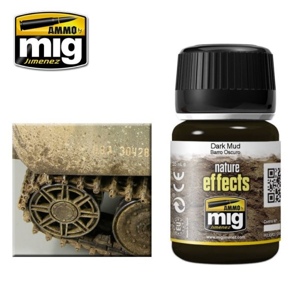Mig - AMMO - Weathering Products - Nature Effects - DARK MUD