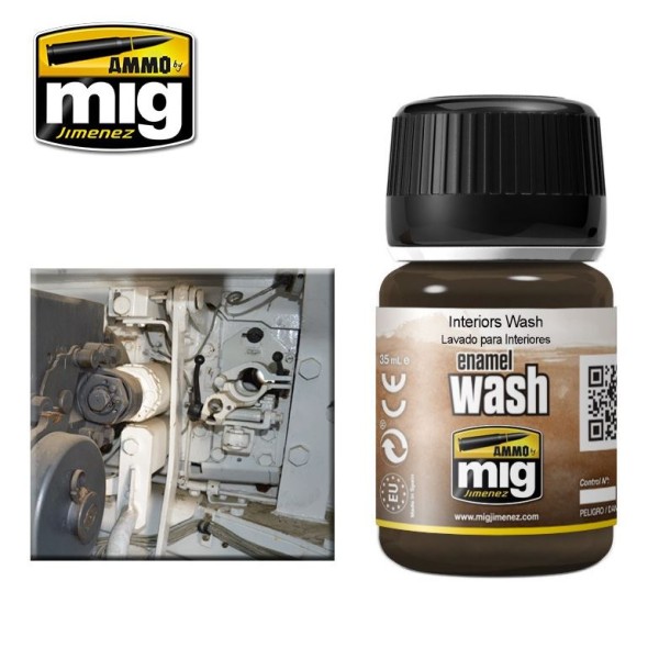 Mig - AMMO - Enamel Wash - INTERIORS WASH