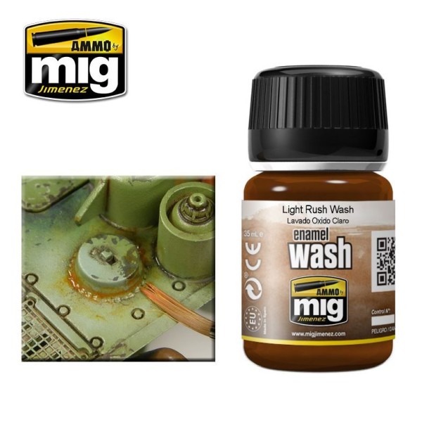 Mig - AMMO - Enamel Wash - LIGHT RUST WASH