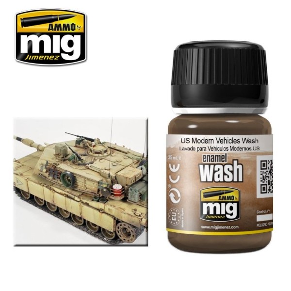 Mig - AMMO - Enamel Wash - US MODERN VEHICLES WASH