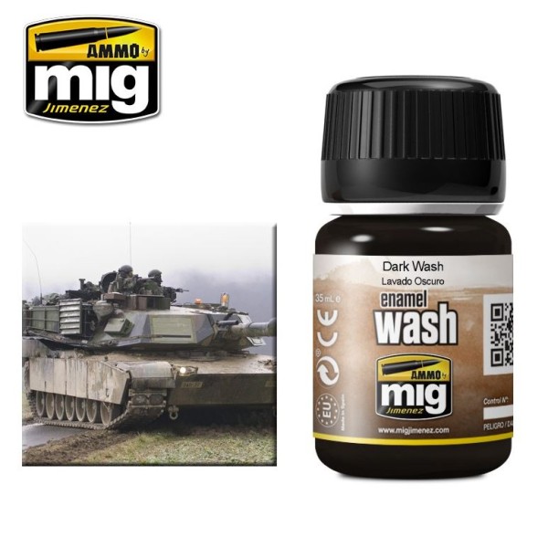 Mig - AMMO - Enamel Wash - DARK WASH