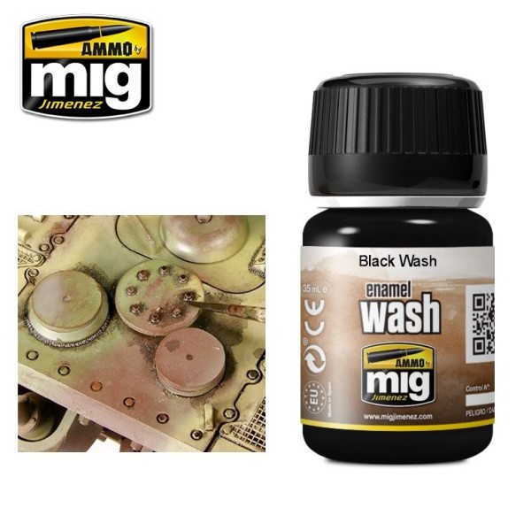 Mig - AMMO - Enamel Wash - BLACK WASH