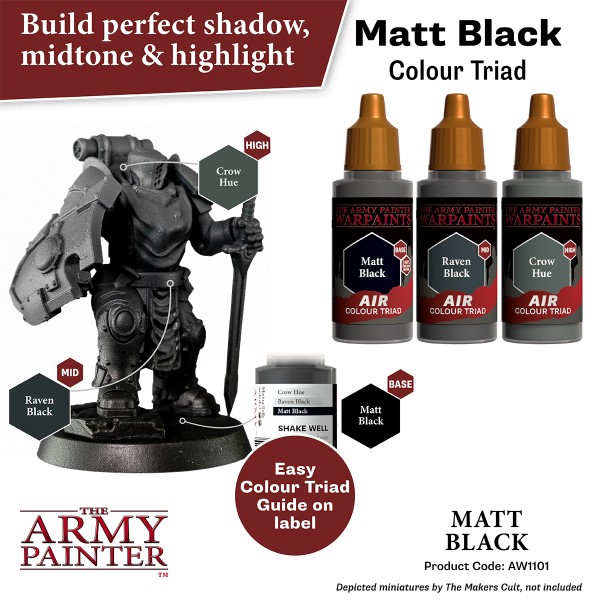 The Army Painter - Warpaints AIR - Matt Black
