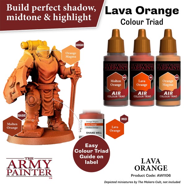 The Army Painter - Warpaints AIR - Lava Orange