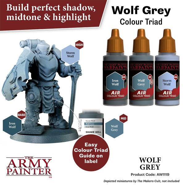 The Army Painter - Warpaints AIR - Wolf Grey