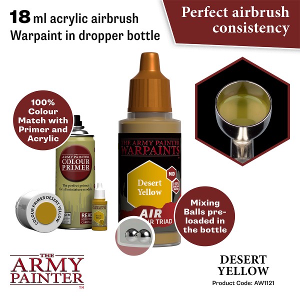 The Army Painter - Warpaints AIR - Desert Yellow