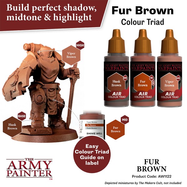 The Army Painter - Warpaints AIR - Fur Brown