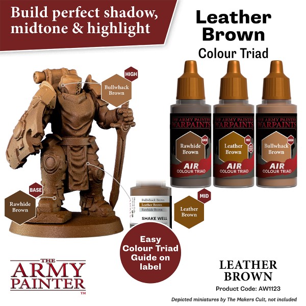 The Army Painter - Warpaints AIR - Leather Brown