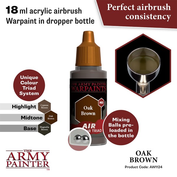 The Army Painter - Warpaints AIR - Oak Brown