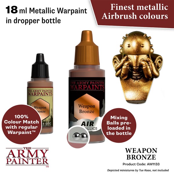 The Army Painter - Warpaints AIR Metallics - Weapon Bronze