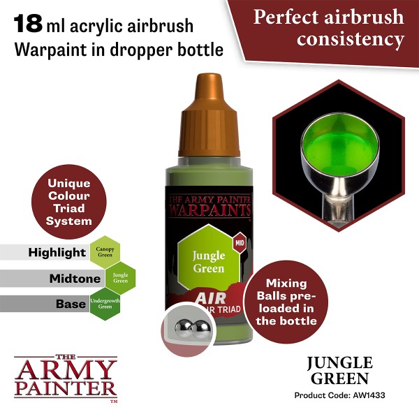 The Army Painter - Warpaints AIR - Jungle Green