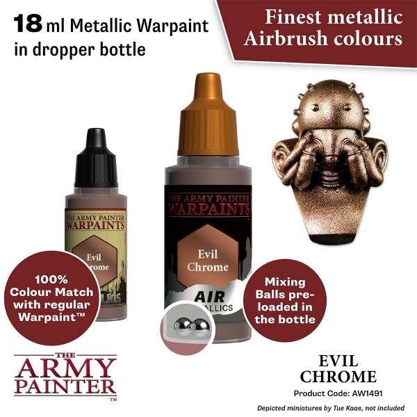 The Army Painter - Warpaints AIR Metallics - Evil Chrome