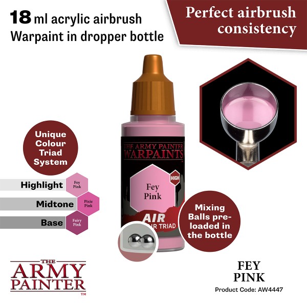 The Army Painter - Warpaints AIR - Fey Pink