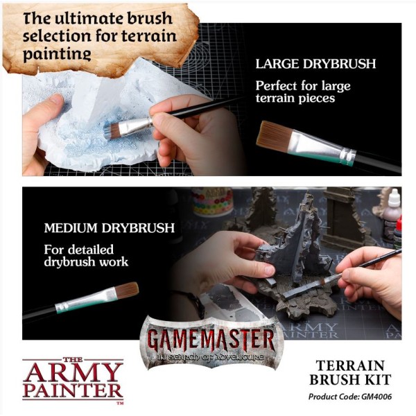 The Army Painter - Gamemaster - Terrain Brush Kit