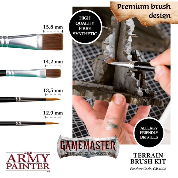 The Army Painter - Gamemaster - Terrain Brush Kit
