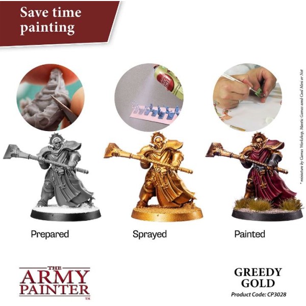 The Army Painter - Colour Primer: Greedy Gold (In Store Only)
