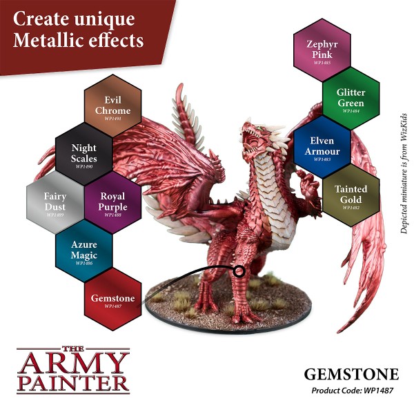 Clearance - The Army Painter - Warpaints - Metallics - Gemstone
