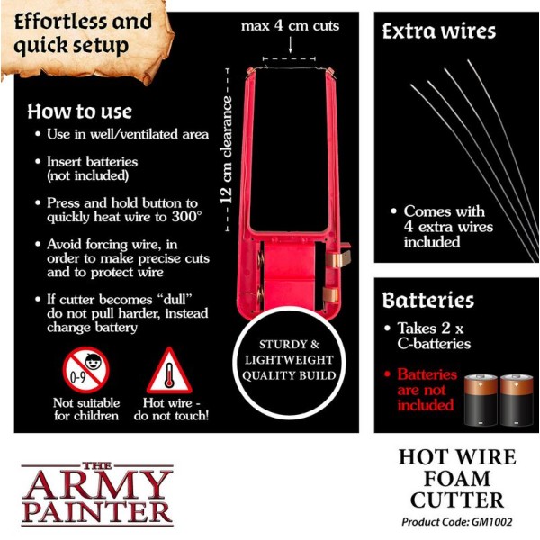 The Army Painter - Gamemaster - Hot Wire Foam Cutter