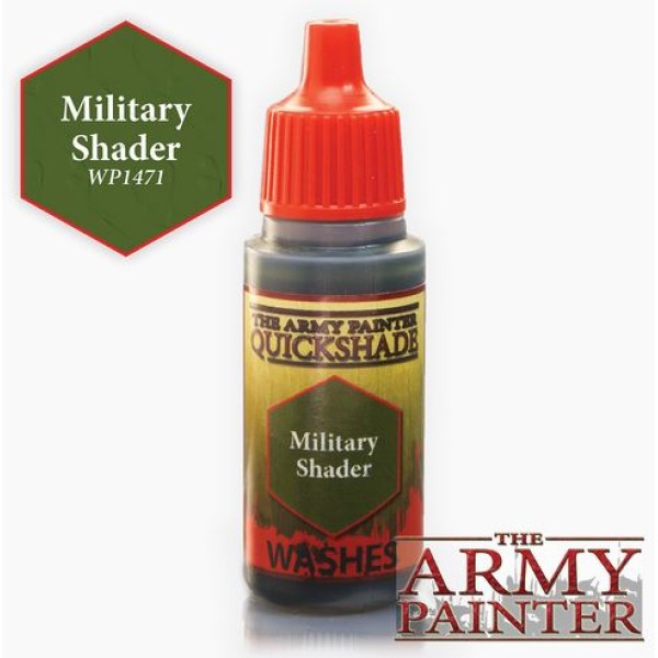 Clearance - The Army Painter - Warpaints - Quickshade Washes - Military Shader